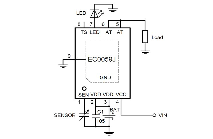 EC0059J典型应用电路图