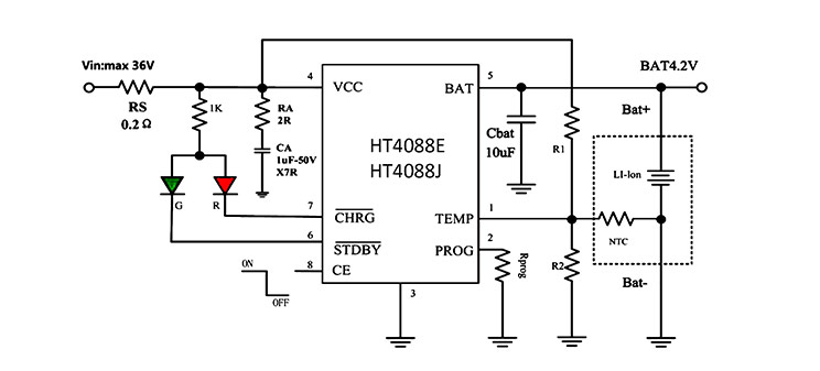 HT4088典型应用电路图1