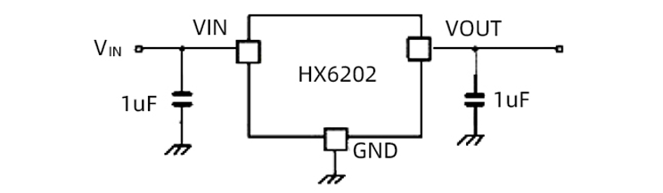 HX6202 典型应用电路图