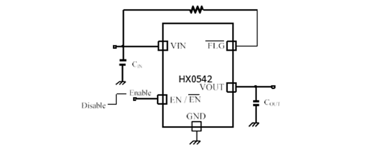 典型应用电路图HX0542